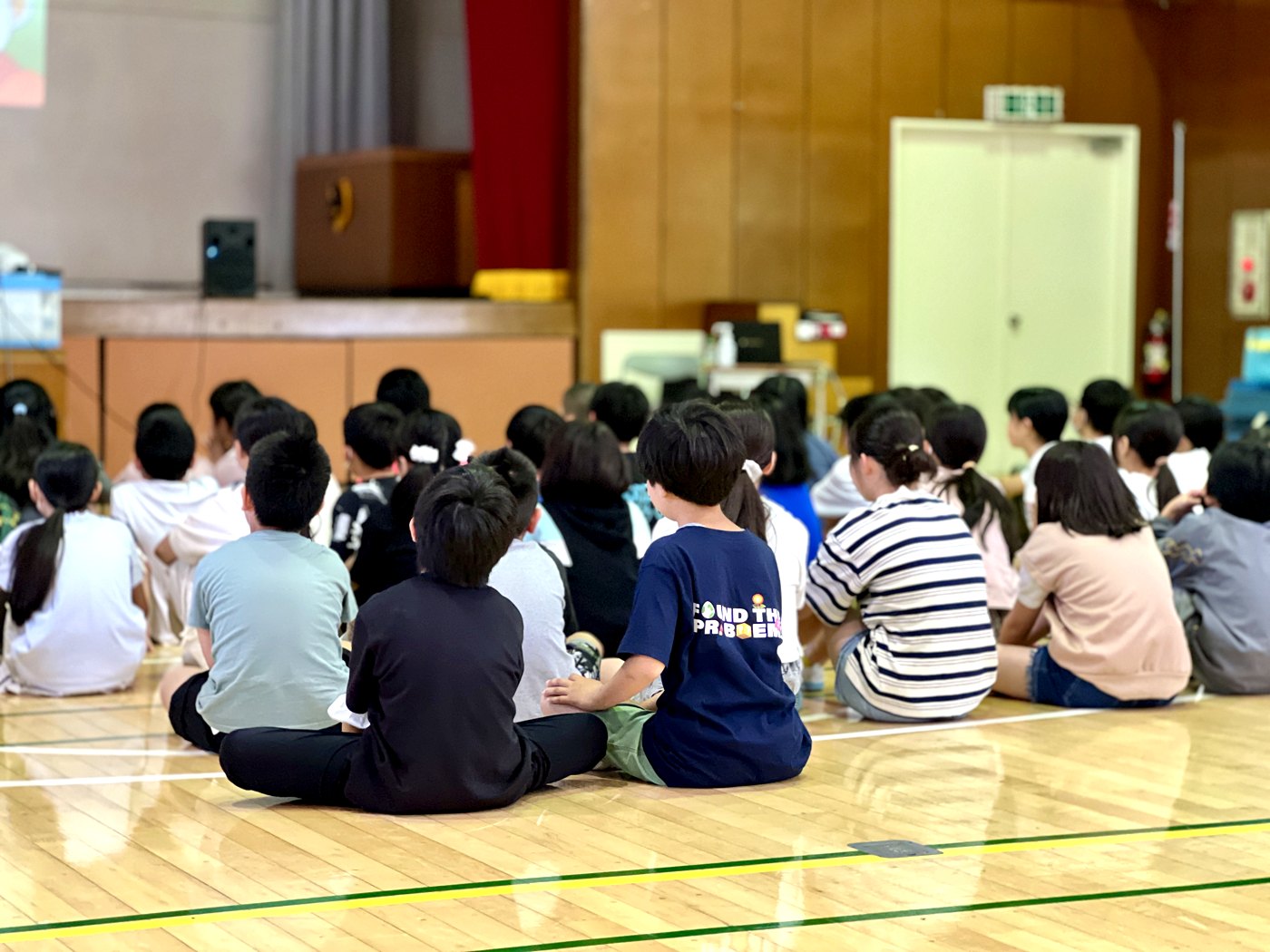 真剣に聞いてくれる子どもたち